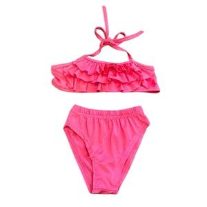 Neon Pink Toddler Bikini Set